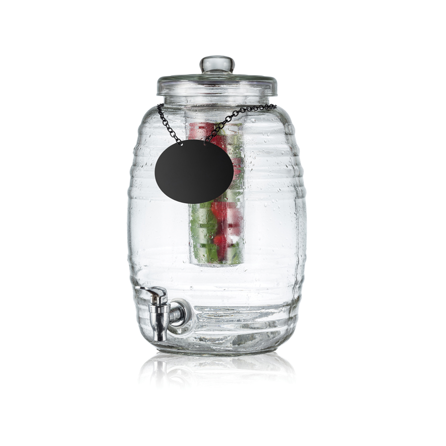 Beehive Glass Beverage Dispenser