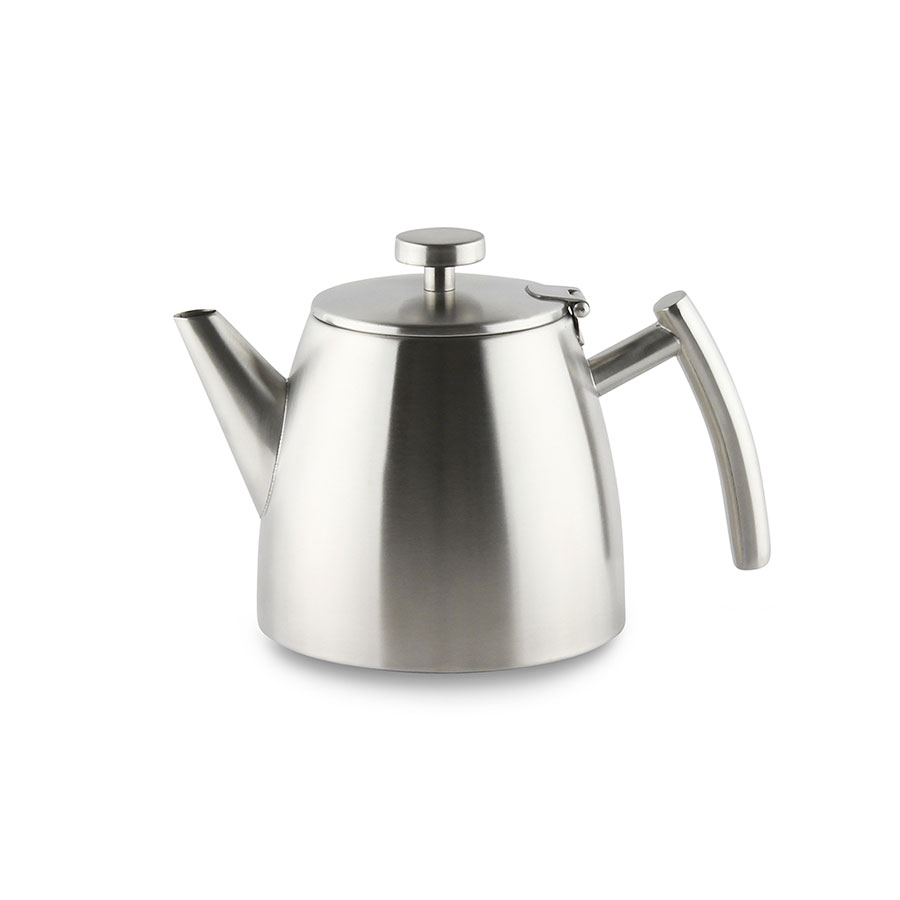 Café Stal Belmont 18/10 Stainless Steel Double Walled Satin Teapot 350ml