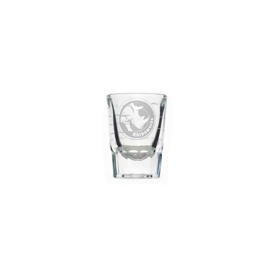 Rhinowares Shot Glass 2oz Lined Clear