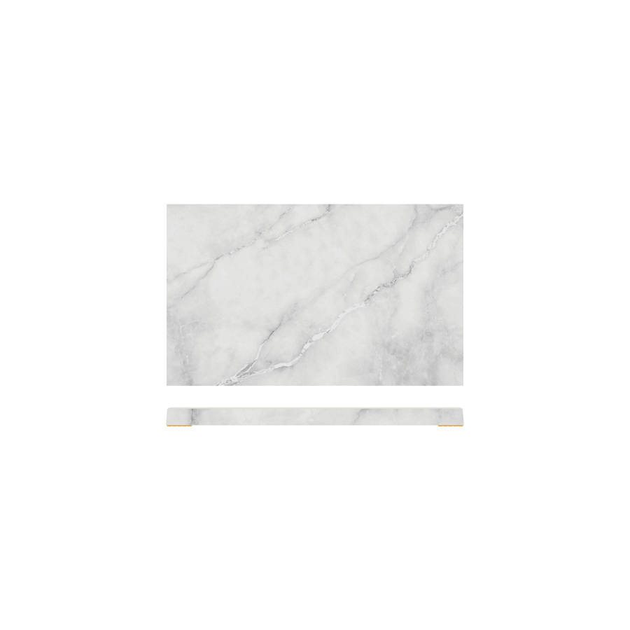 1/3 Gastro White Marble Effect Display Slab