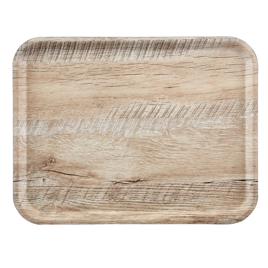 Cambro Madeira Natural Wood Effect Rectangular Tray 24x35cm