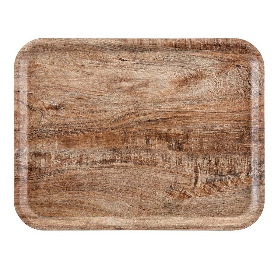 Cambro Madeira Natural Wood Effect Rectangular Tray 33x43cm