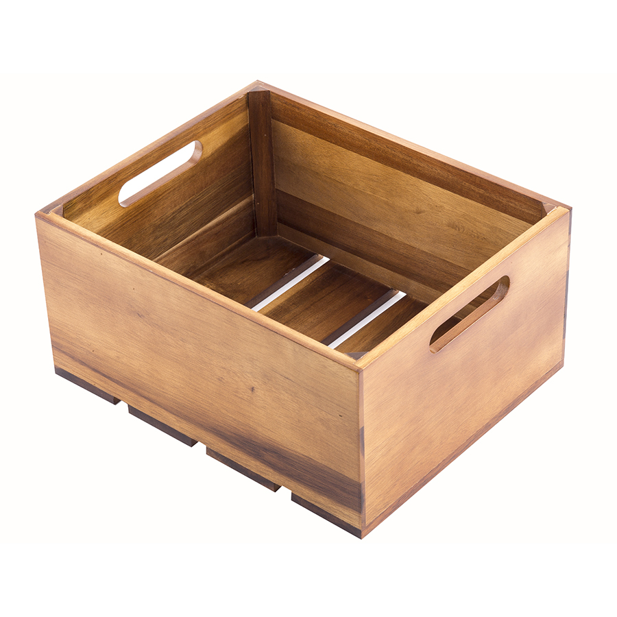1:2 Gastro Serving & Display Crate, Acacia.