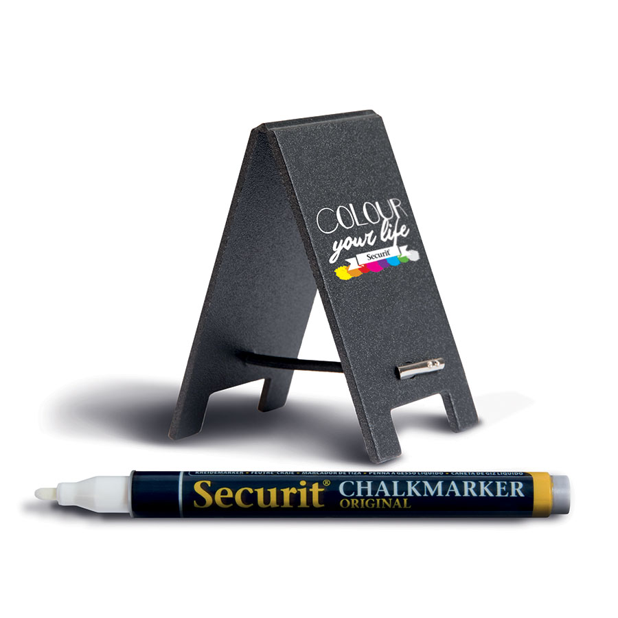 Mini Table Sandwich Writable Sign With Chalkmarker