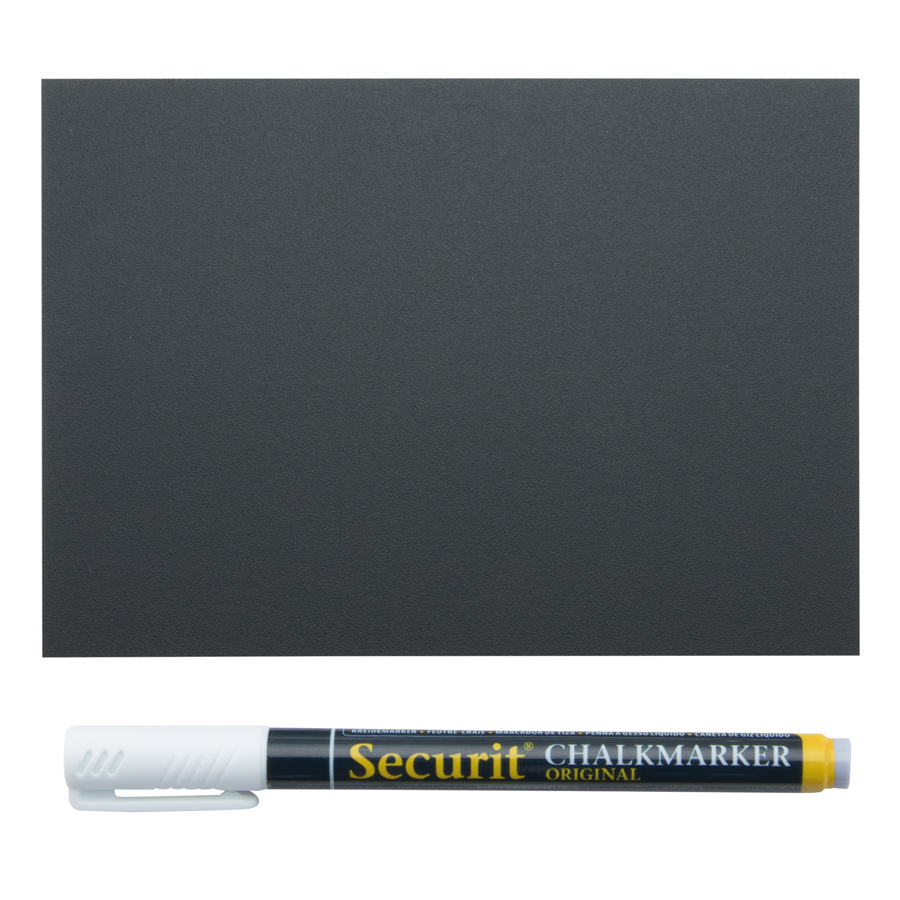 Chalkboard Tags A6 Black