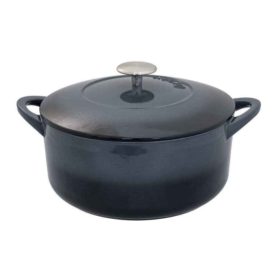 Denby Halo Casserole Dish Round Cast Iron 24cm 4050ml