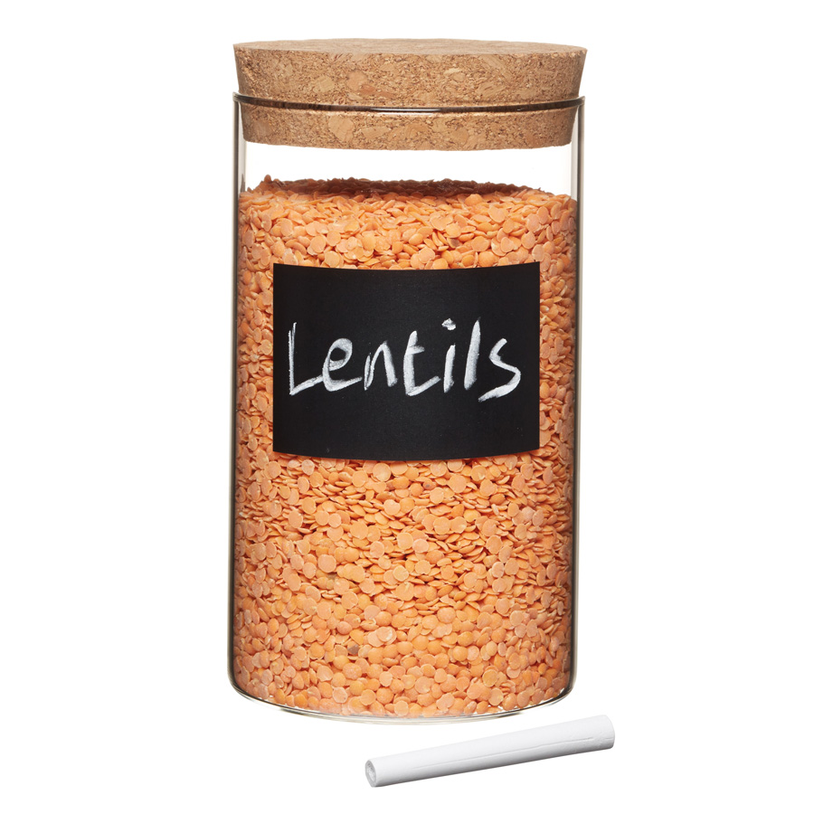 Natural Elements Medium Glass Storage Canister