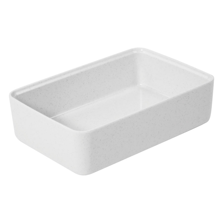 Dalebrook Kata Melaine White Rectangular Crock 260x175x70mm 1.95 Litre