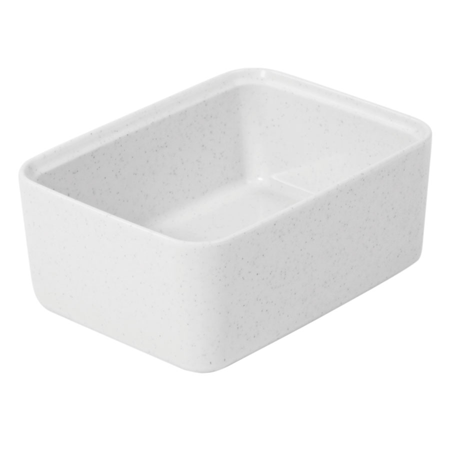 Dalebrook Kata Melaine White Rectangular Crock 175x130x70mm 850ml