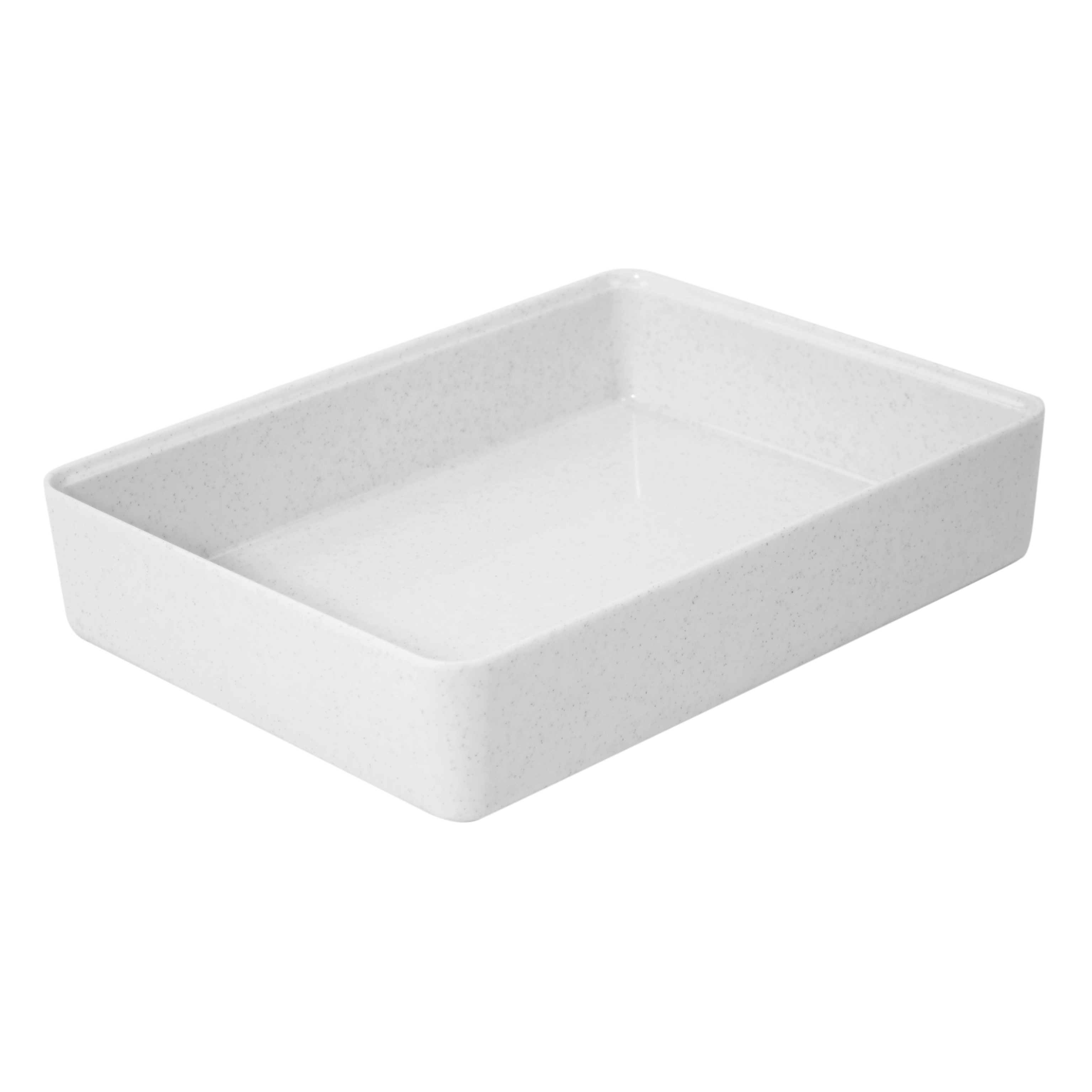 Dalebrook Kata Melaine White Rectangular Crock 345x260x70mm 4.2 Litre