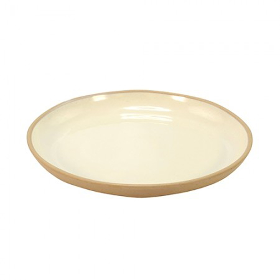 Dalebrook Marl Melamine Cream Round Deep Dish 385x47mm