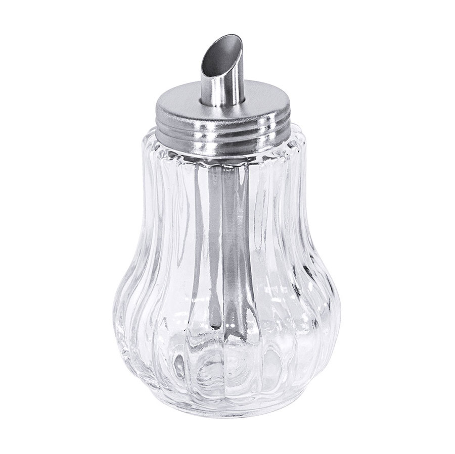 Contacto Glass Sugar Pourer With 18/0 Stainless Steel Screw Top 150ml