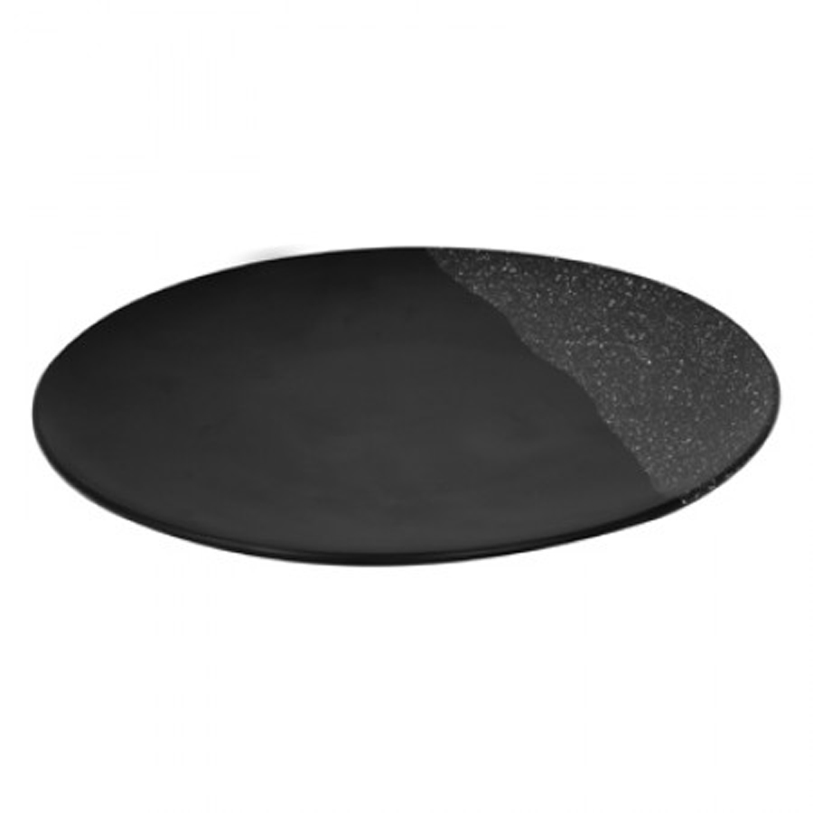 Dalebrook SO.HO Melamine Black Round Plate 285x20mm