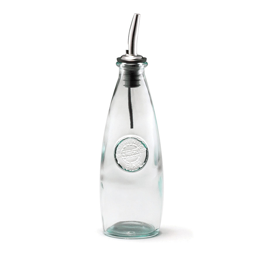 12oz Oil & Vinegar Bottles Recycled Green Glass