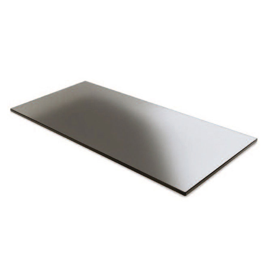 D.W. Haber Fusion Black Glass Rectanuglar Shelf/Tile Insert 91.4x27.9cm