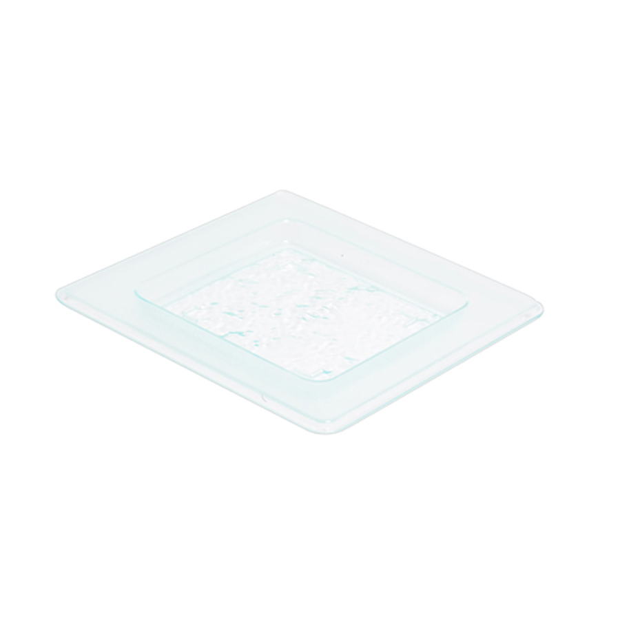 Glazz small glass effect plate 170x170x15mm