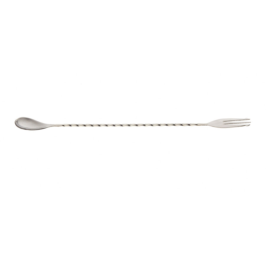 Bar Spoon with Fork End 12 3/8 inch 31.5cm S/S