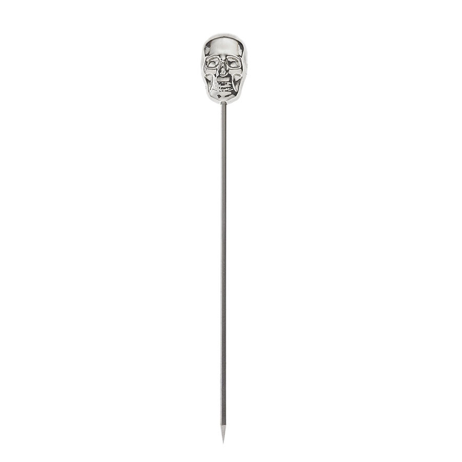 Cocktail Picks Skull Set of 12 4 3/8 inch S/S