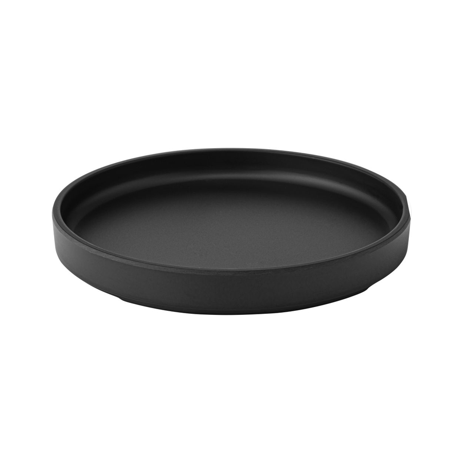 Dalebrook Hoxton Black Matt Melamine Small Plate or Lid 152x21mm