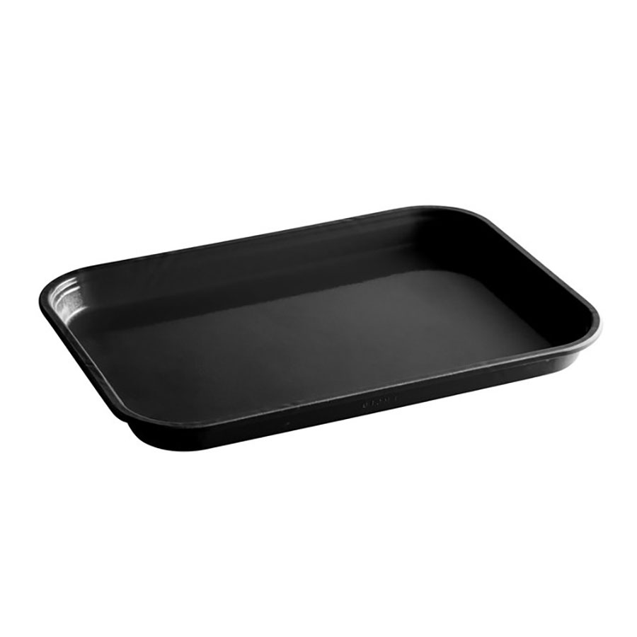 Cambro Market Fibreglass Black Rectangular Tray 22x31.6x2.1cm