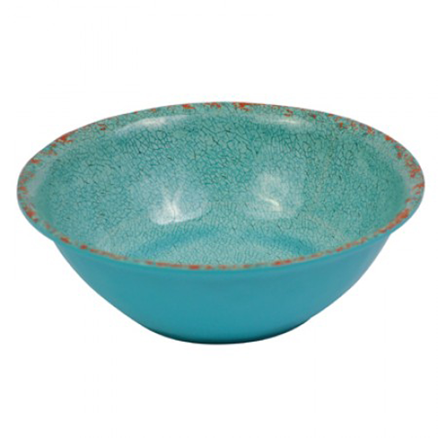 Dalebrook Casablanca Melamine Blue Round Deep Bowl 21cm 1.3 Litre
