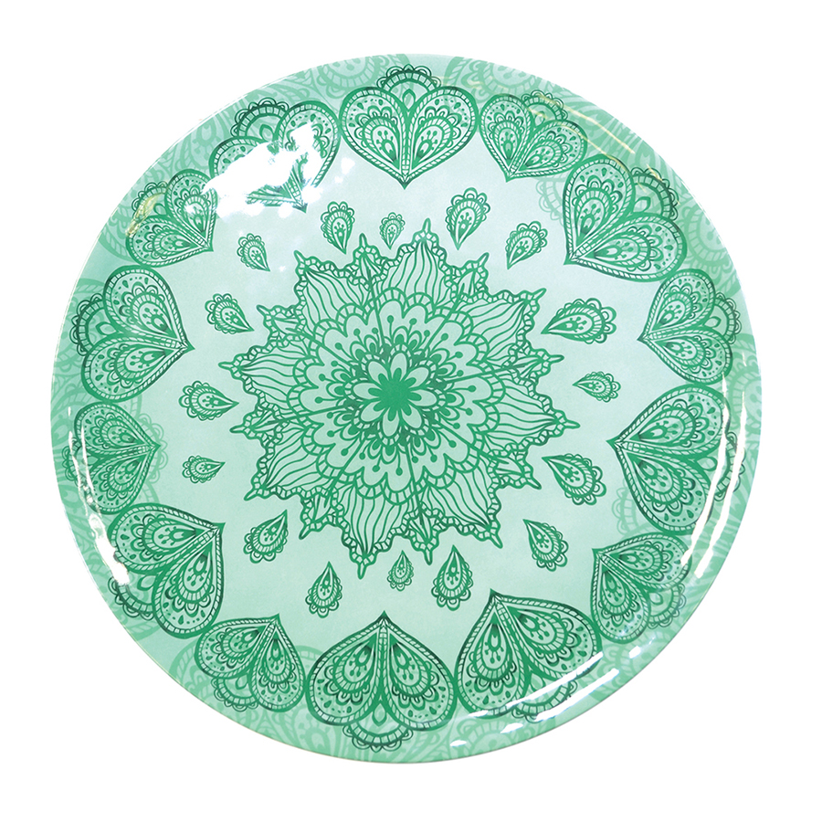 Mehndi Green Platter 35cm
