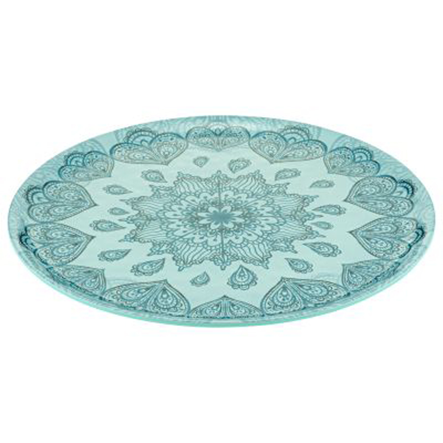 Mehndi Blue Platter 35cm
