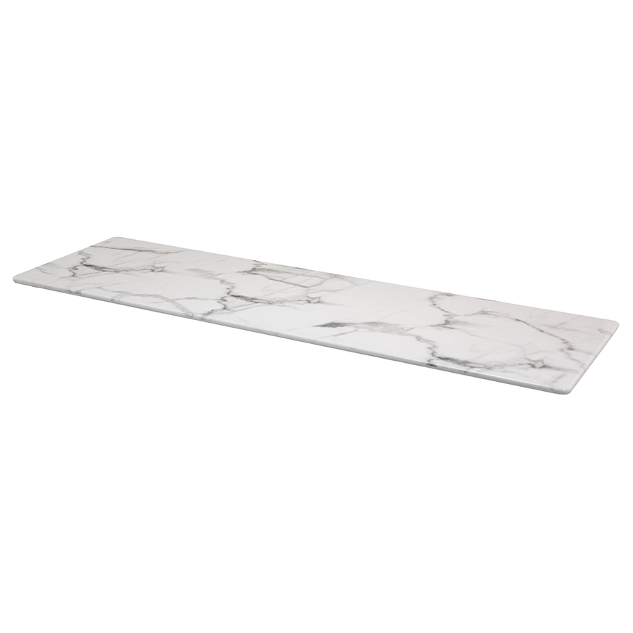 Mirage Strata Melamine Satvario White 2/4 GN Platter