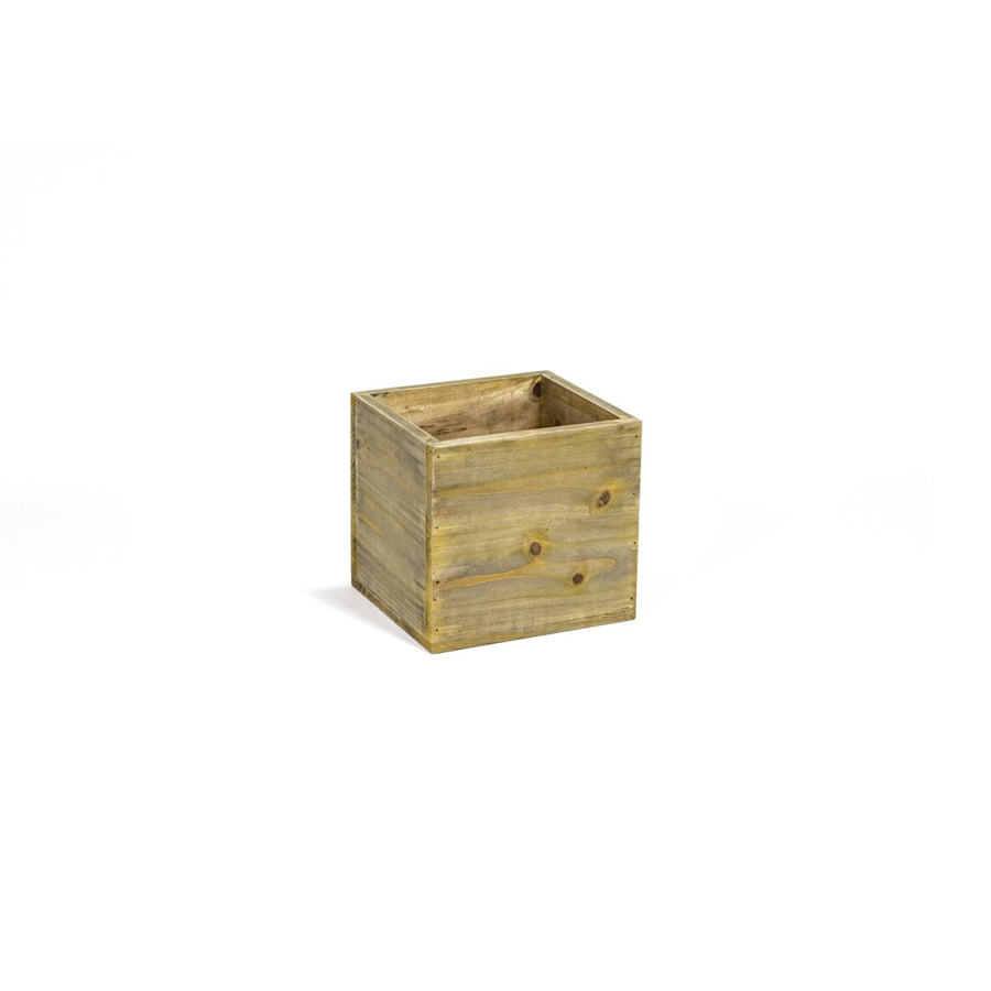 Front of The House Natural Rustic Wood 1/6 GN Housing 7x6.5x6.5 Inch