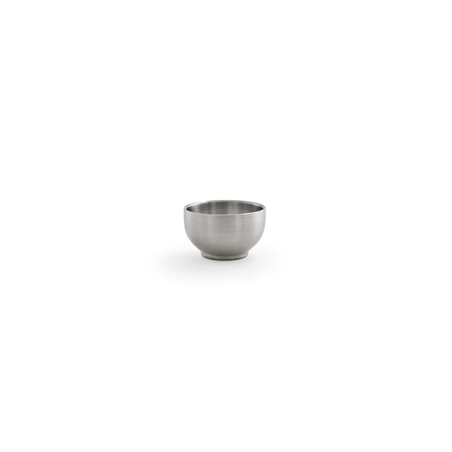 Front of The House Brushed Stainless Steel Silver Round Harmony Ramekin 2.5oz