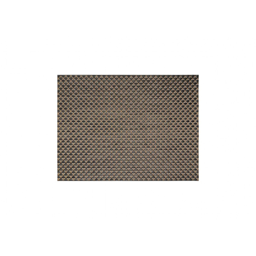 Front of The House Metroweave Vinyl Rectangular Copper Basketweave Mat 40x30.5cm