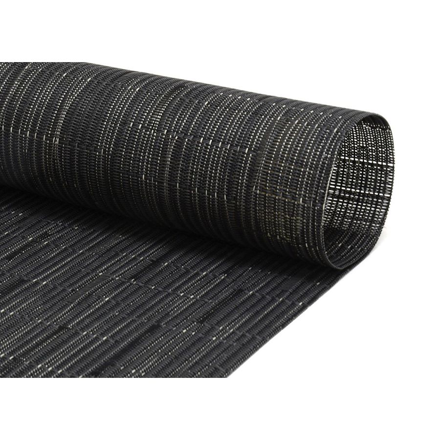 Front of The House Metroweave Vinyl Rectangular Coal Rush Mat 40.5x30.5cm