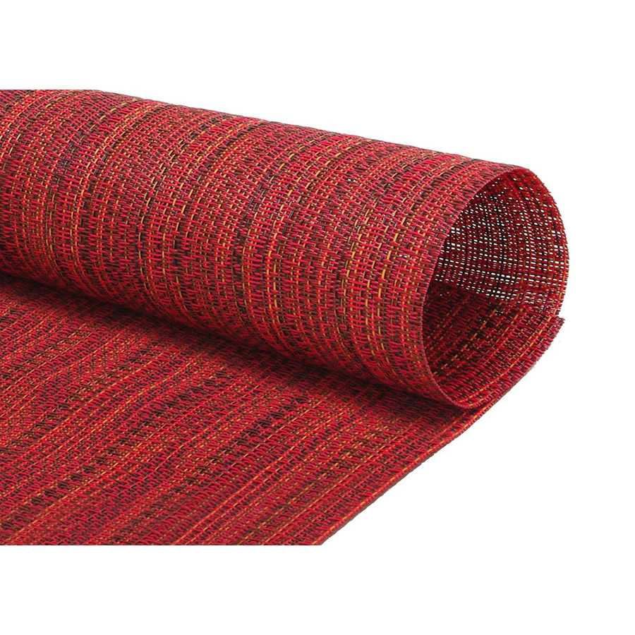 Front of The House Metroweave Vinyl Rectangular Red Urban Mat 40.5x30.5cm