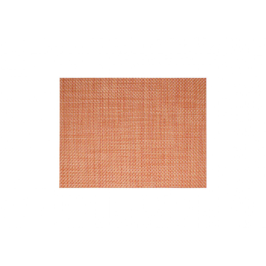 Front of The House Metroweave Vinyl Rectangular Apricot Basketweave Mat 40.5x30.5cm