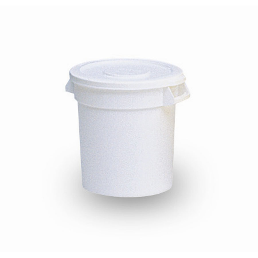 Rubbermaid Brute Bin 38ltr Stackable White Polyethylene