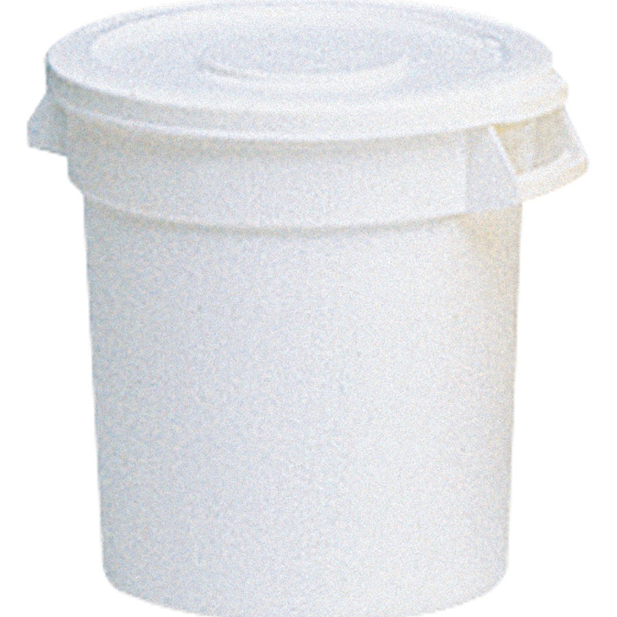 Rubbermaid Brute Bin 121ltr Stackable White Polyethylene