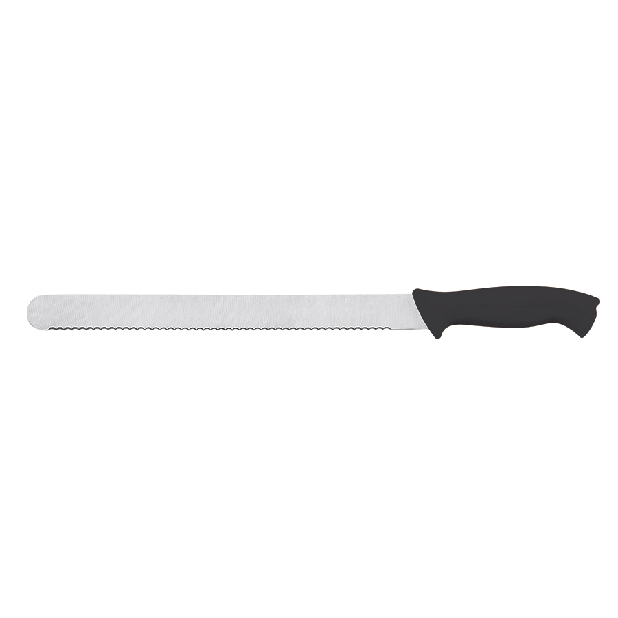 Bread Knife 12in Stainless Steel Blade Black Handle