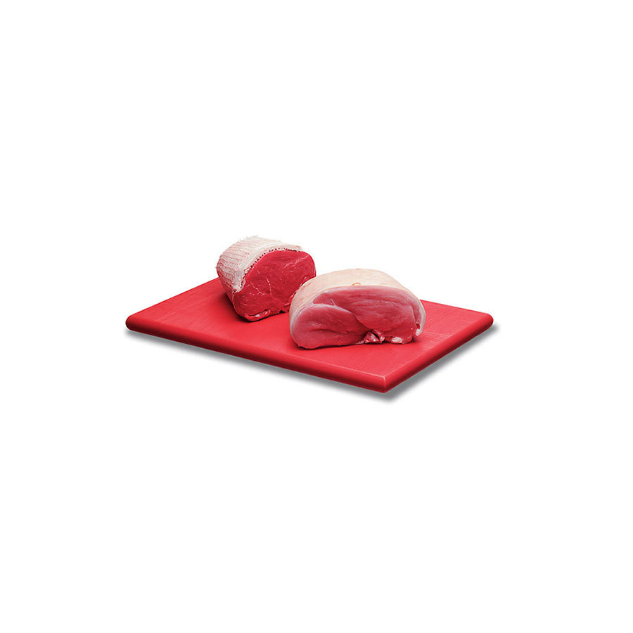 Chopping Board Polyethylene Red 46x30x1.2cm