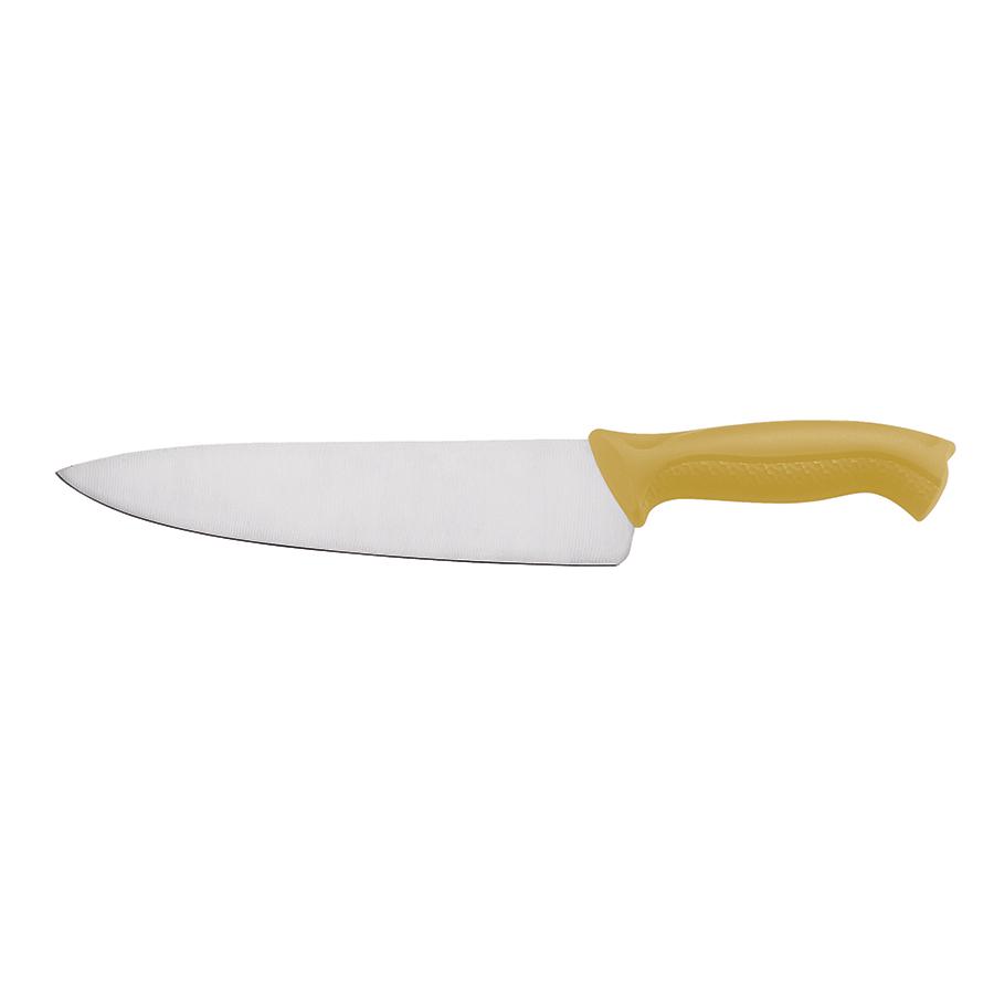 Cook Knife 8.5in Stainless Steel Blade Yellow Handle