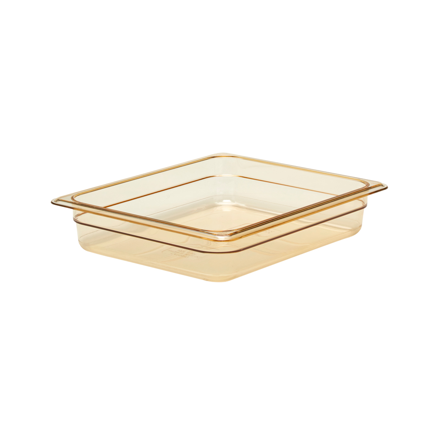 Cambro Gastronorm Container High Heat 1/2 Amber Polycarbonate 265x65mm