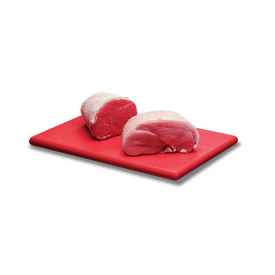 Chopping Board Polyethylene Red 46x30x2.5cm