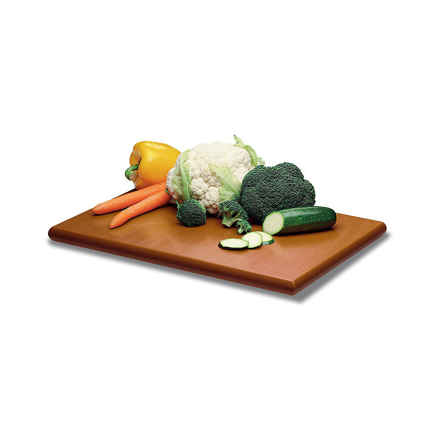 Chopping Board Polyethylene Brown 46x30x2.5cm