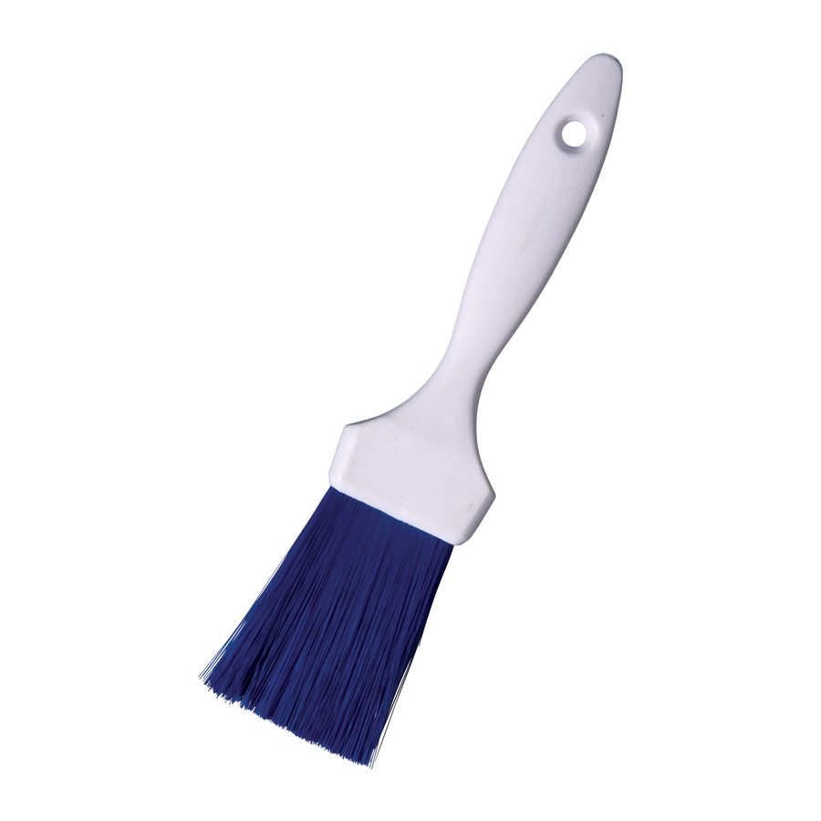 Flat Pastry Glazing Brush Blue 50mm