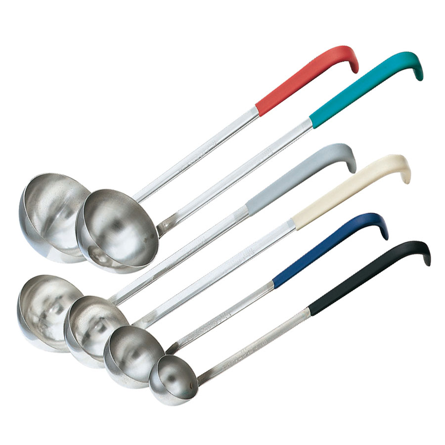 Vollrath Ladle Stainless Steel With Kool-Touch Antibacterial Handle Grey 4oz