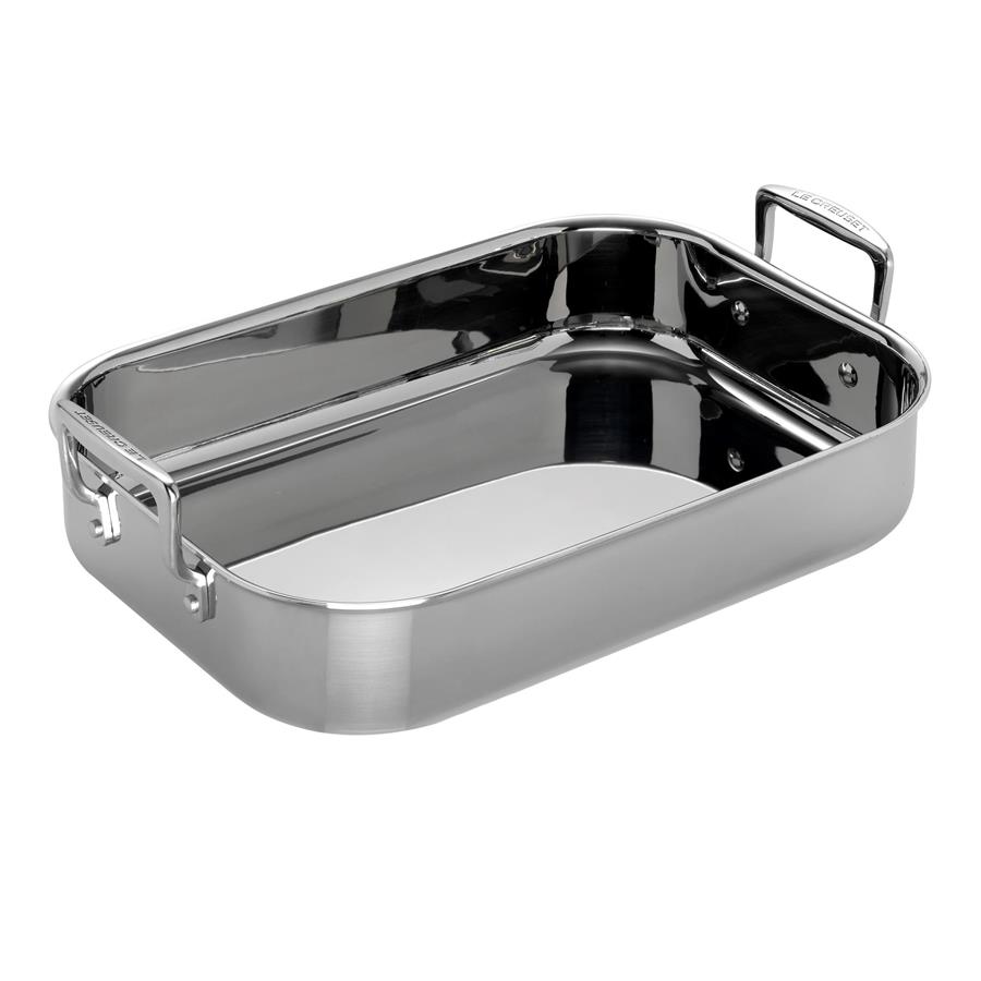 3-Ply Stainless Steel Rectangular Roaster 35cm