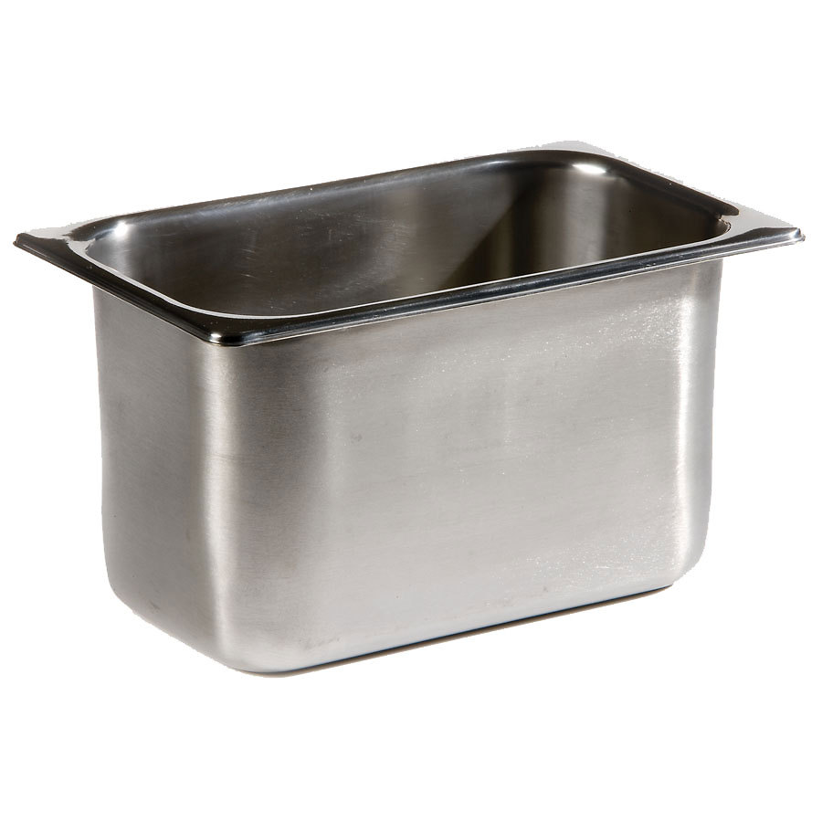 Gastronorm Container 1/4 Stainless Steel 162x40mm