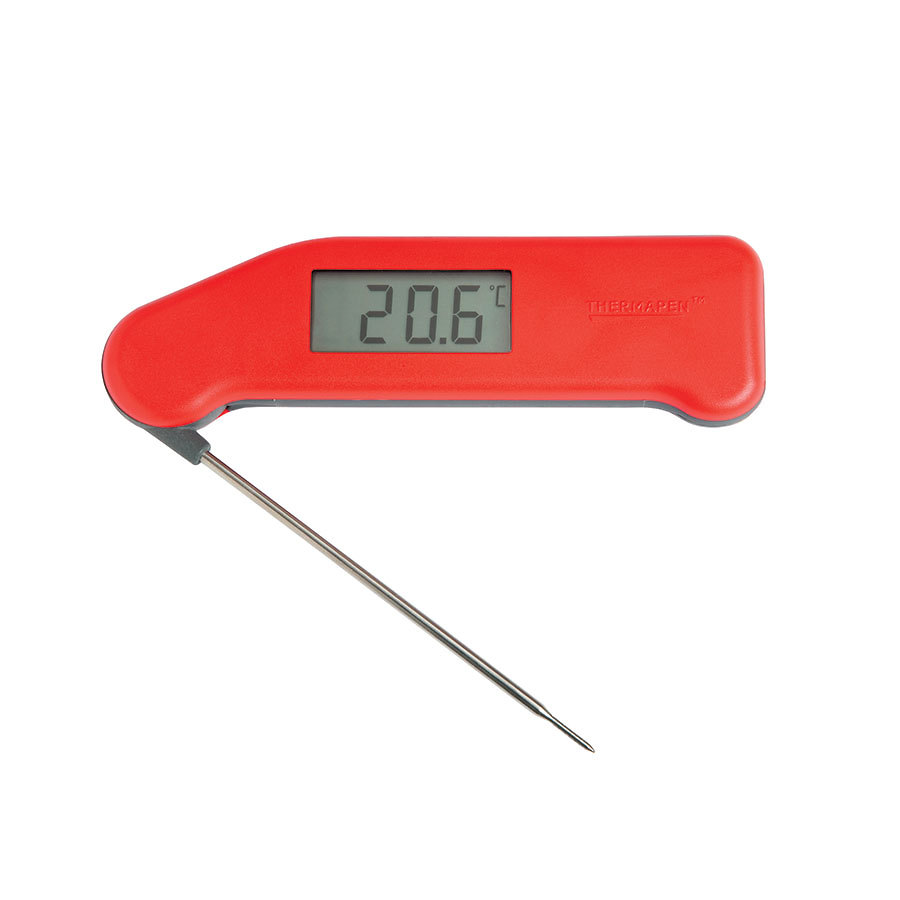 ETI SuperFast Thermapen Food Thermometer Red 19x47x153mm