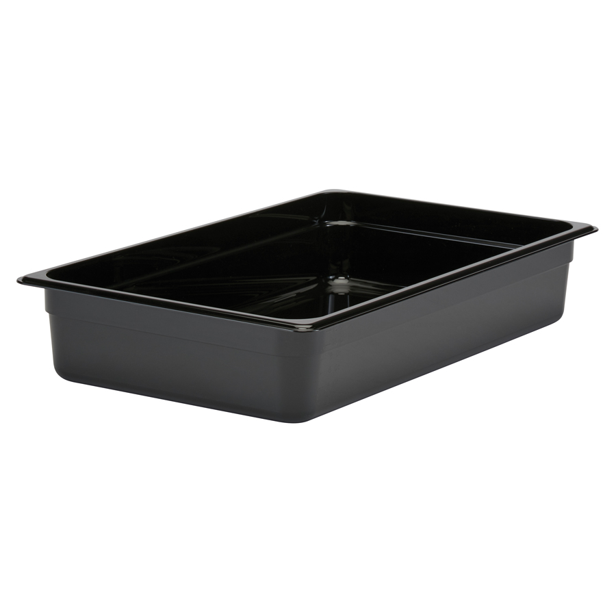 Cambro Gastronorm Container 1/1 Black Polycarbonate 325x100mm