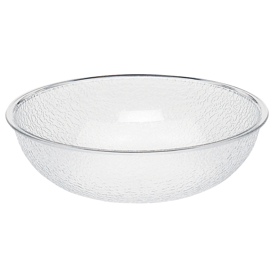 Cambro Camwear Polycarbonate Round Clear Pebbled Bowl 25.4cm 3 Litre