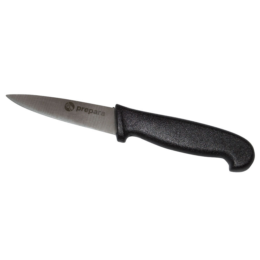 Paring Knife 3.5in Stainless Steel Blade Black Handle
